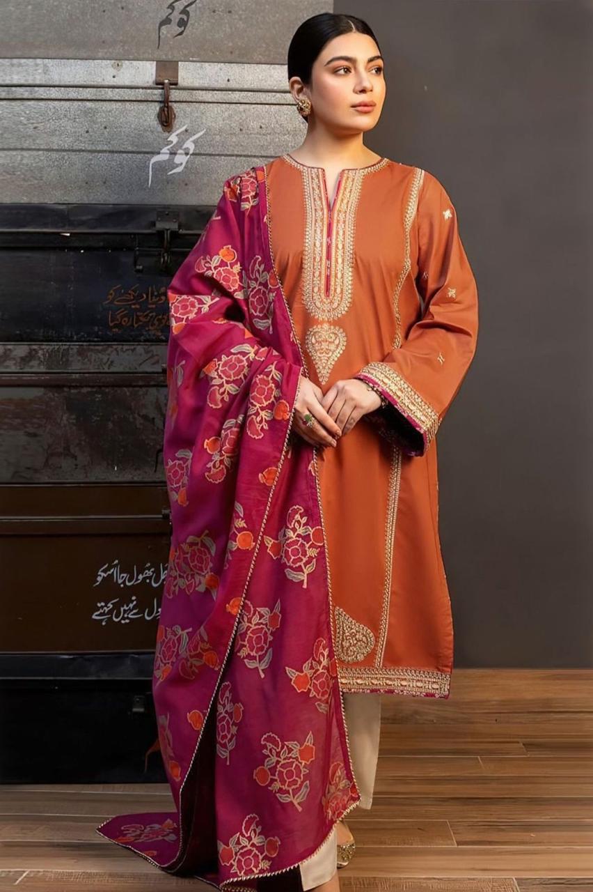 Unstitched Lawn Elegance