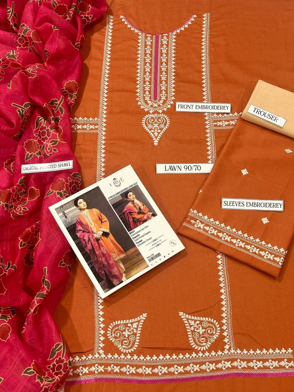 Unstitched Lawn Elegance