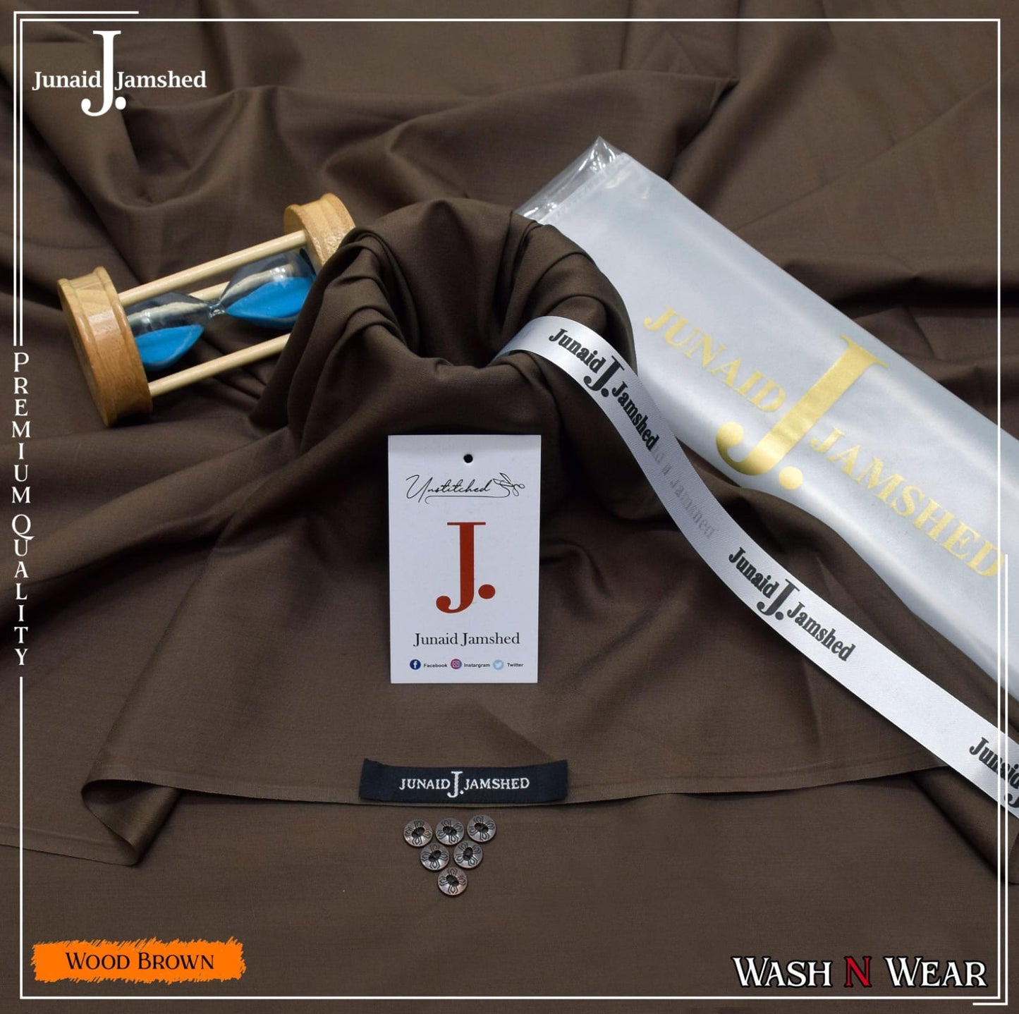 Junaid Jamshed Premium Wash & Wear Fabric