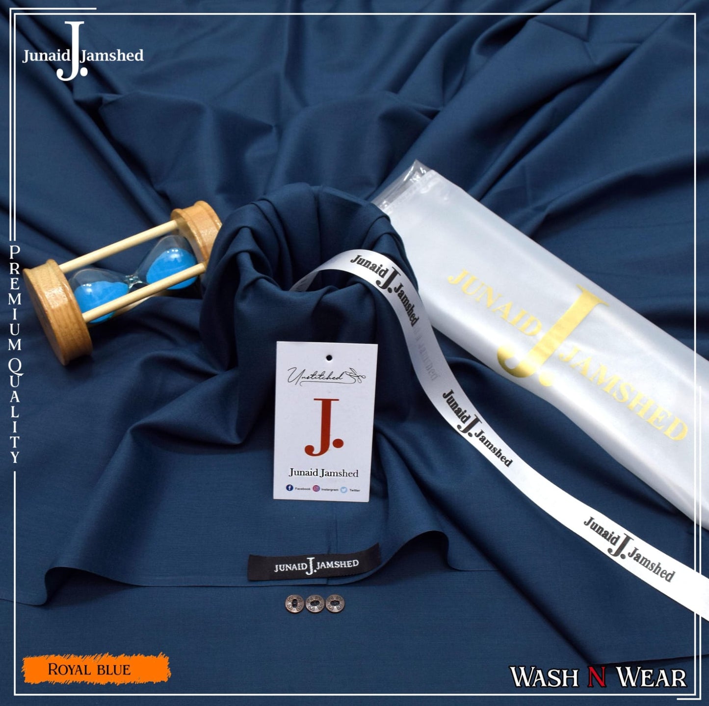 Junaid Jamshed Premium Wash & Wear Fabric