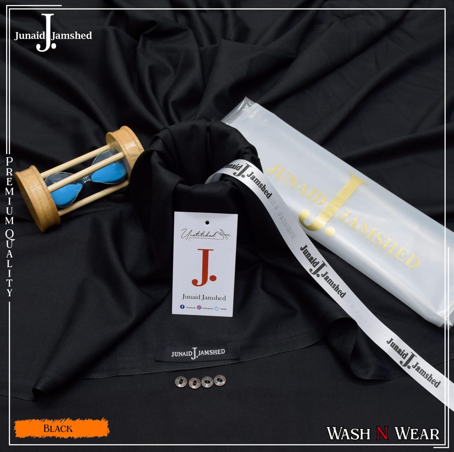 Junaid Jamshed Premium Wash & Wear Fabric